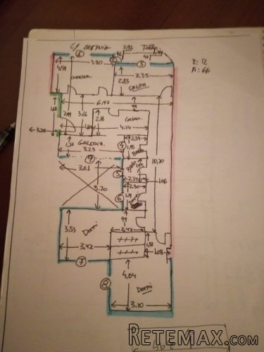 Apartment of 125 m2 including a 6 m2 balcony/terrace for a..