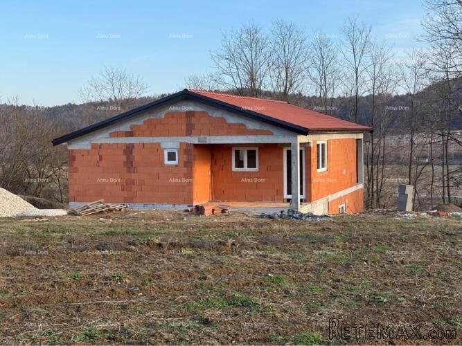 Kuća u roh-bau fazi s velikom okućnicom – Cerovlje - 3