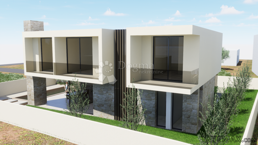 EKSKLUZIVNO!! OTOK UGLJAN – GRAĐEVINSKO ZEMLJIŠTE S PROJEKTO - 2