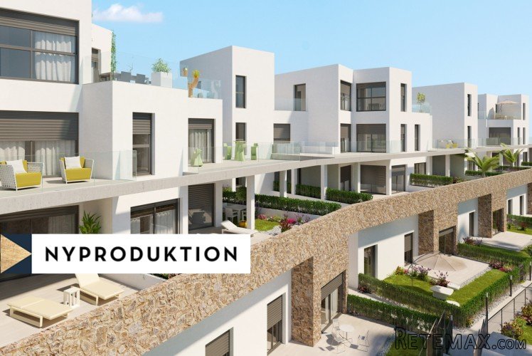 Nya, väldesignade lägenheter med stora terrassytor och t..