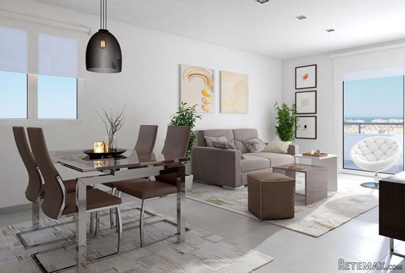 2 Bedroom, Middle Floor Apartment