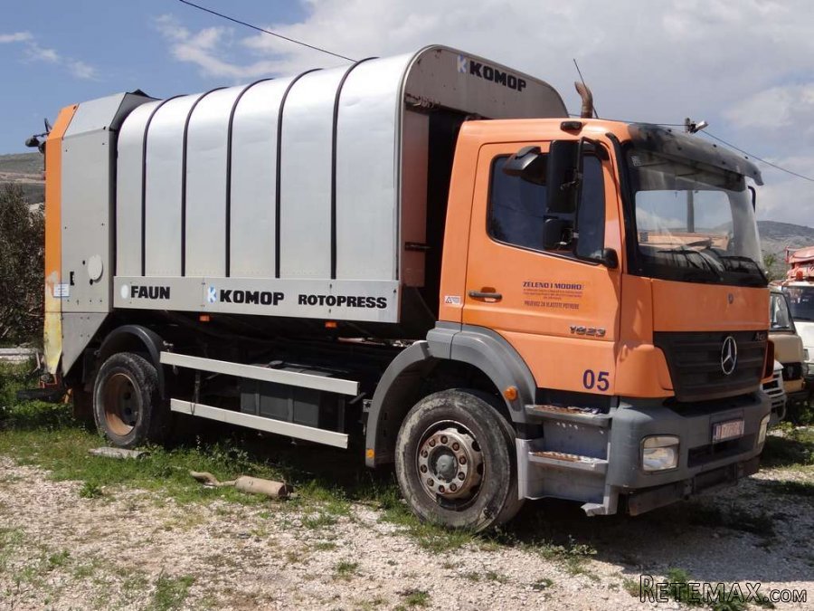 MERCEDES 1823 ZA ODVOZ SMEĆA S NADOGRADNJOM FAUN ROTOPRESS