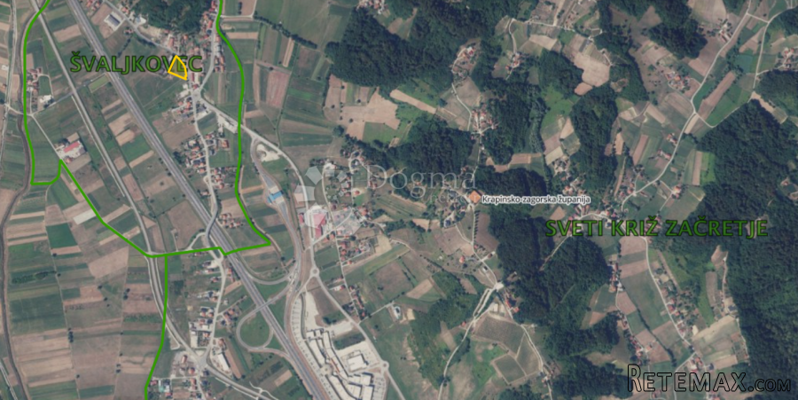 Građevinsko zemljište 2.744m² na sjajnoj lokaciji Sv. Križ Z - 3