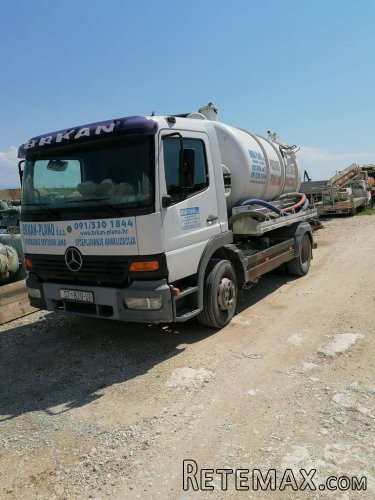 MERCEDES ATEGO 1523, SA CISTERNOM ZA PRAŽNJENJE FEKALIJA