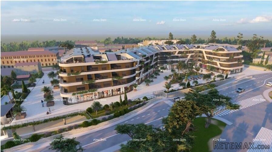 Poreč, stambeno poslovni objekt u gradnji sa apartmanima i..