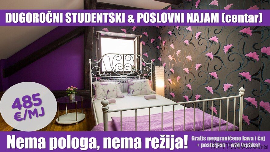 Soba u strogim centru ZG/ nema pologa, nema režija!