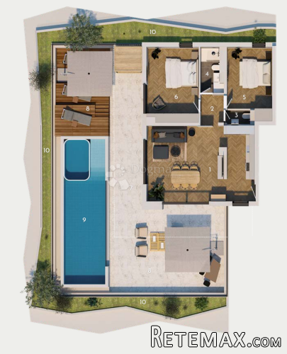 DVOSOBAN PENTHOUSE U NOVOGRADNJI - 3