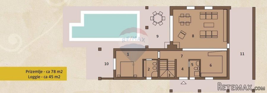 Istra, Kaštel prekrasna villa sa bazenom - 6