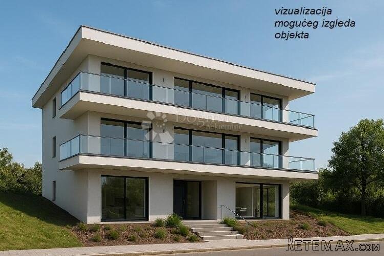 Građevinsko zemljište Veprinac 813 m2 - objekt 3 stana - 3