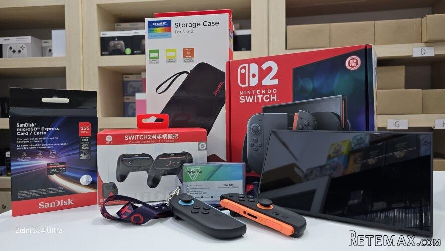Nintendo Switch 2 console, Sony PlayStation PS5 Pro Console - 2
