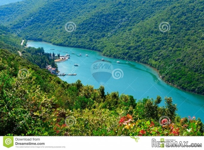 Vrsar.Limski Kanal,građevinsko zemljište 1826 - 4