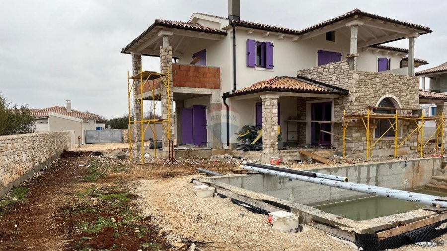 Istra, Kanfanar, novogradnja kamena kuća s bazenom - 2