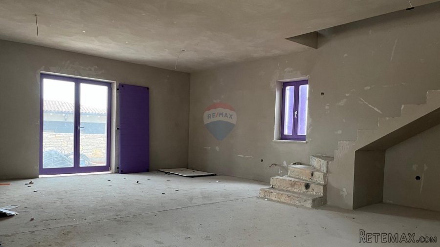 Istra, Kanfanar, novogradnja kamena kuća s bazenom - 5