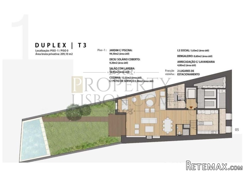 LAPA: 3-Bedroom Duplex Apartment with.. - 2