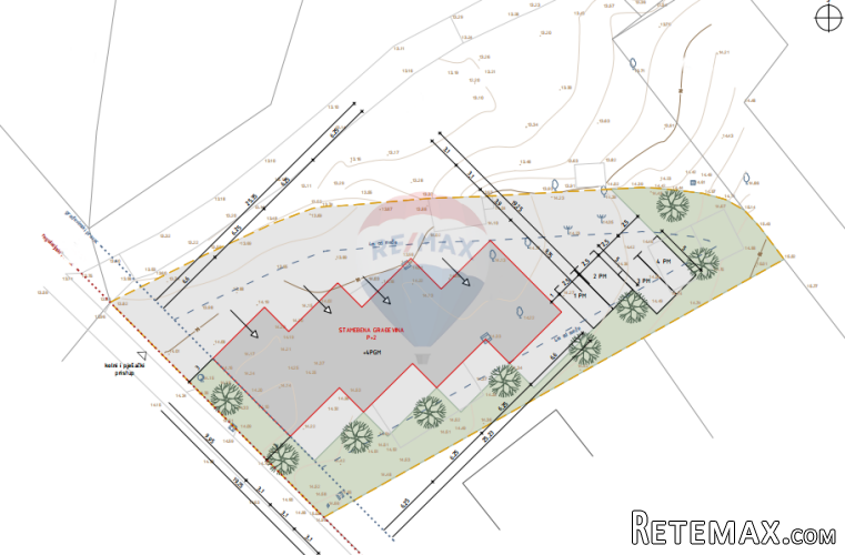 Pula,građevinska parcela 990m2 na strateškoj lokaciji-sa pro - 7