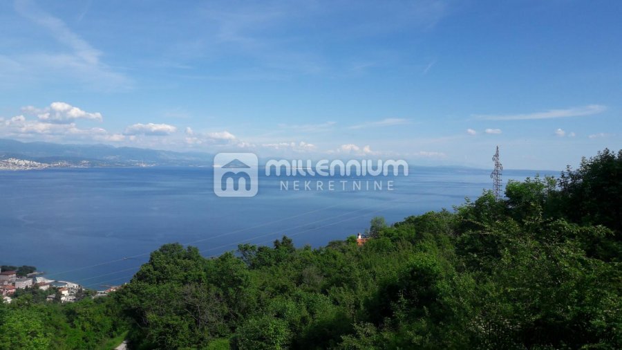 Okolica Opatije, Veprinac, građevinsko zemljište, 858m2 - 3