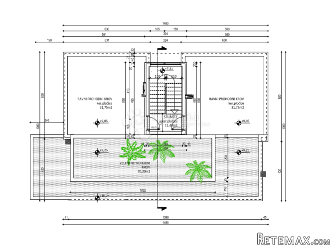 Podstrana novogradnja penthouse S4 4S+DB - 3