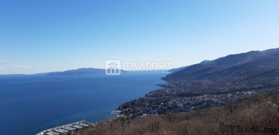 Okolica Opatije, Veprinac, građevinsko zemljište, 813m2 - 3