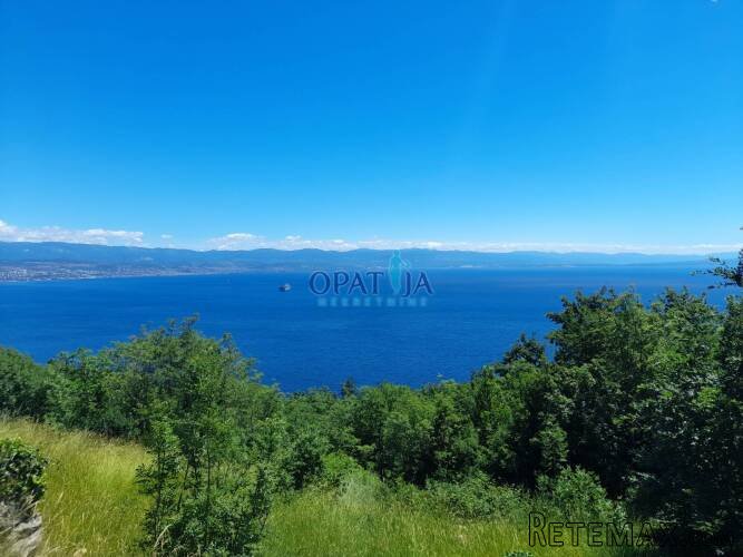 Lovran-Liganj građevinsko zemljište 693 m2+301 m2 zeleni p..