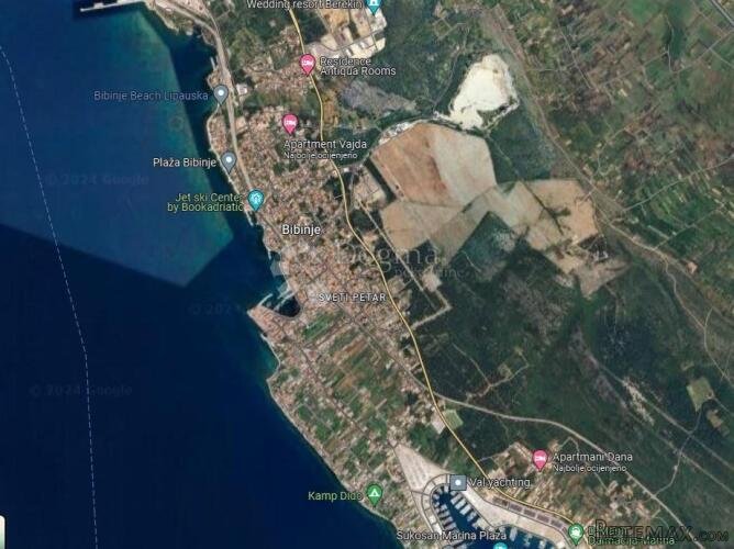 BIBINJE - GRAĐEVINSKO ZEMLJIŠTE S POGLEDOM NA MORE 911m2