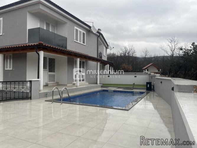 Jadranovo, novogradnja, 100m2, samostojeća kuća s bazenom
