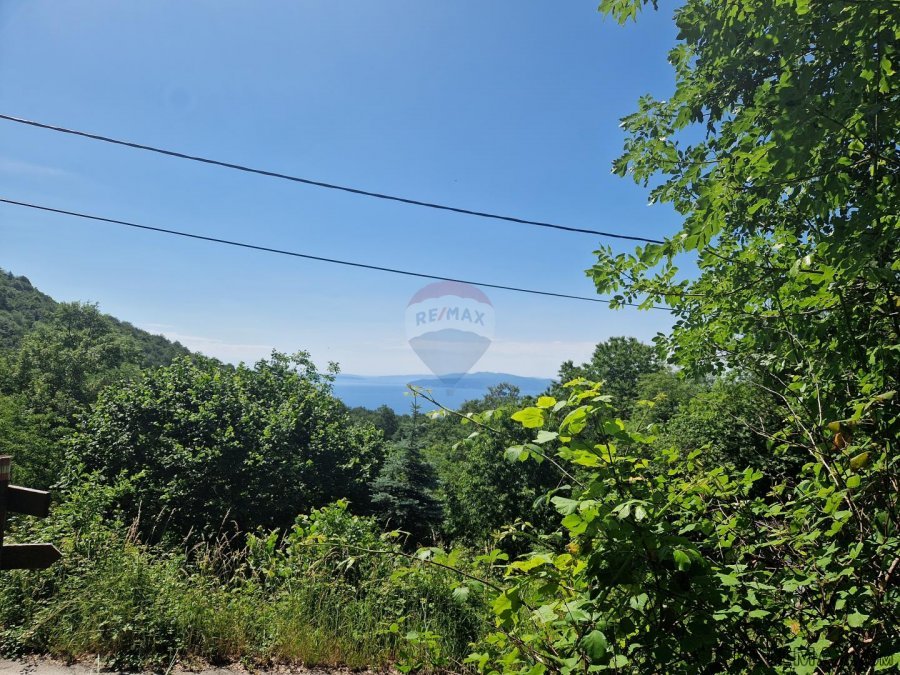 Opatija, Veprinac okolica,građevno zemljište s pogledom na m