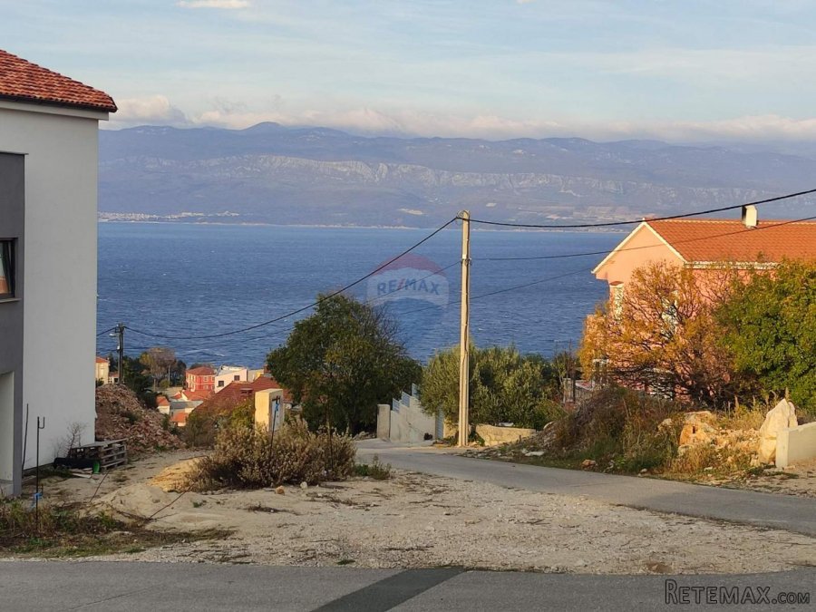 Otok Krk- Vrbnik, građevinski teren 1600m2 sa pogledom na mo - 3