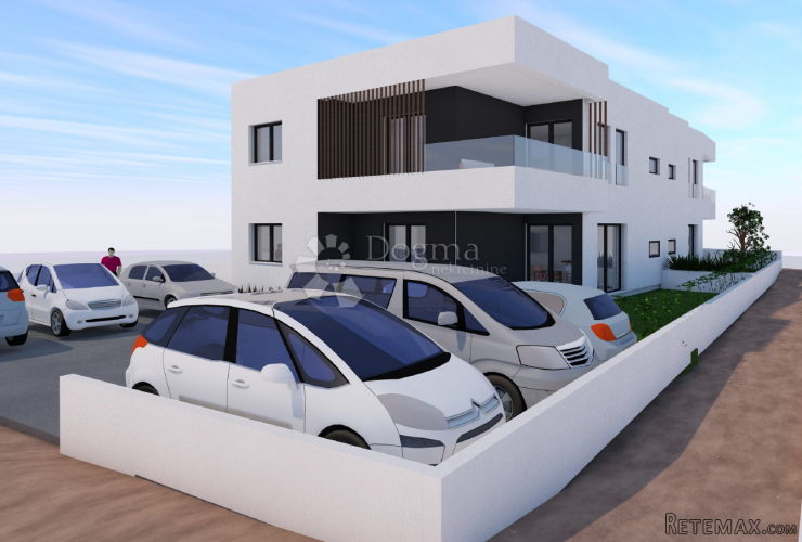 VODICE - S2 - SAVRŠEN STAN (NOVOGRADNJA) u mirnom dijelu Vod