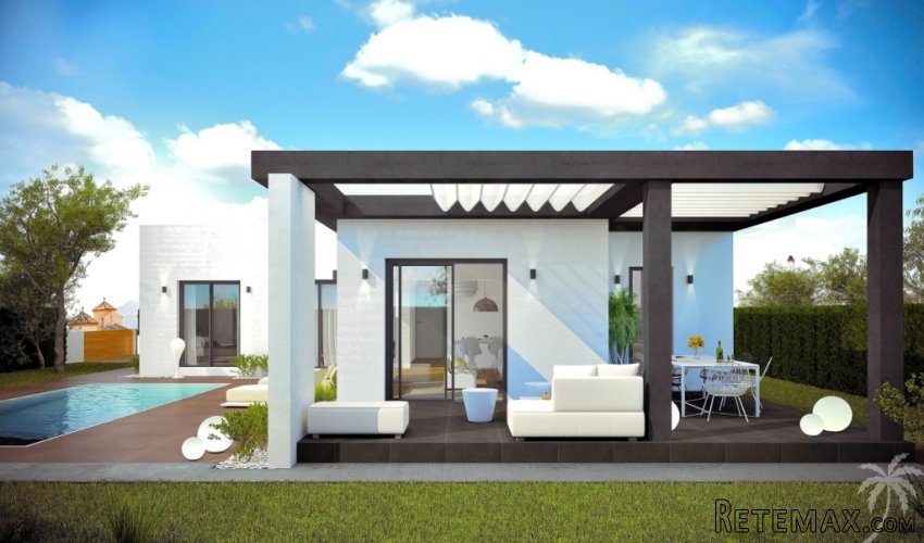 Modern villa project located on a south west facing plot.. - 2