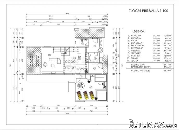 Labin, građevinsko zemljište s projektom - 3