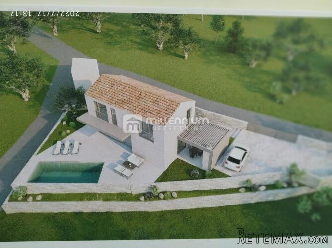 Otok Krk, Dobrinj, građevinsko zemljište, 451m2