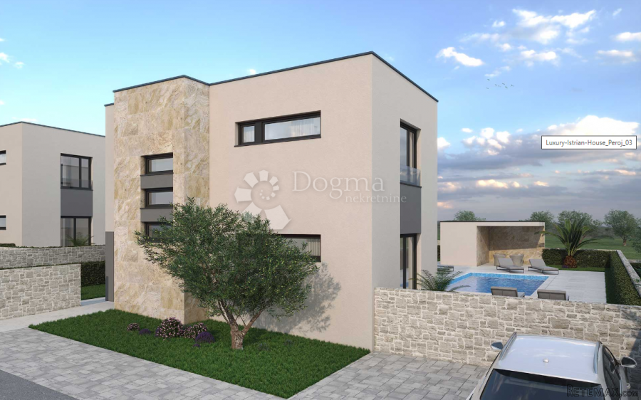 MODERNA VILA SA BAZENOM U IZGRADNJI, OKOLICA PULE - 3