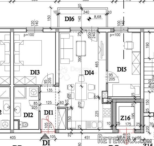 Novogradnja na odličnoj obiteljskoj lokaciji (Stan Di) - 3.K
