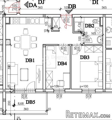 Novogradnja na odličnoj obiteljskoj lokaciji (Stan DB) - 3.K