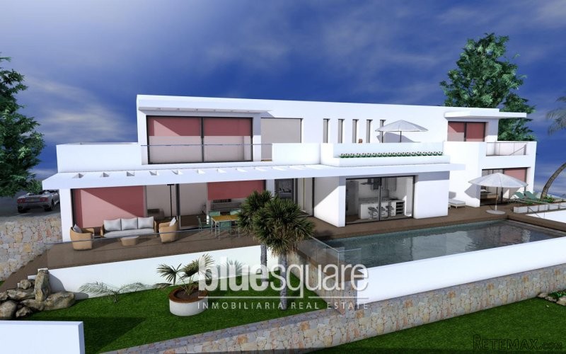 New build modern villa in Moraira with..