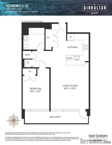 1 Bedroom - Condo - New York State -..