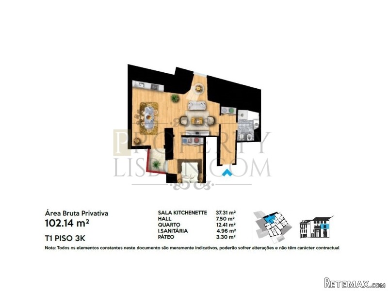 T1 Lisbon Apartment for sale, Arredores - 2