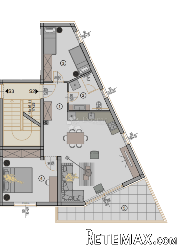 Novogradnja Pula - 78 m2, 1. kat (Z6S2) - 2