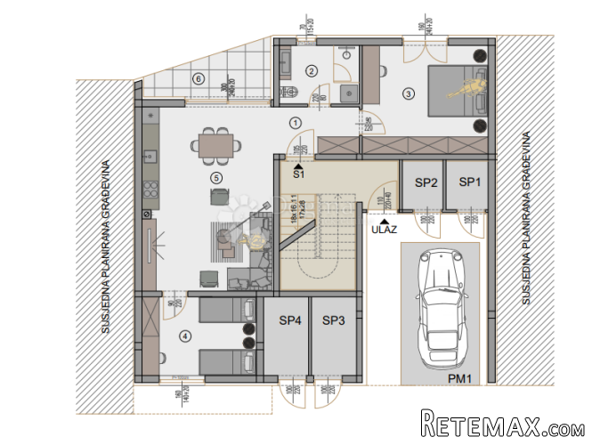 Novogradnja Pula - 83 m2, prizemlje sa vrtom (Z5S1) - 2