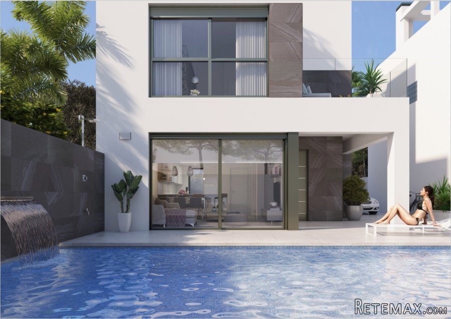 Beautiful villa in La Ciñuelica, Orihuela Costa. The..