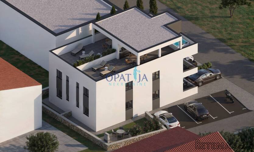 Vir, novi apartman S2 južna strana sa vlastitim vrtom - 3