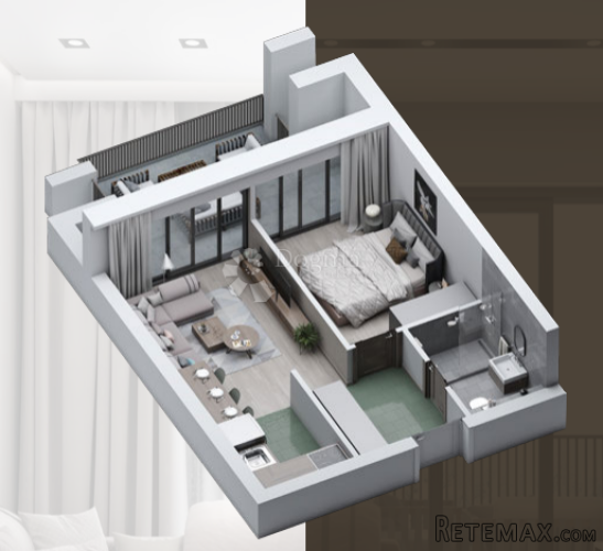 PROJEKT JAHORINA - zgrada D apartman 80, potkrovlje