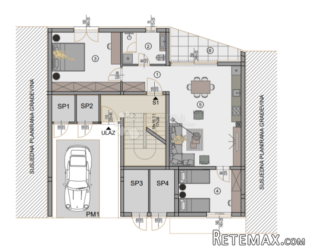 Novogradnja Pula - 83 m2, prizemlje sa vrtom (Z4S1) - 2