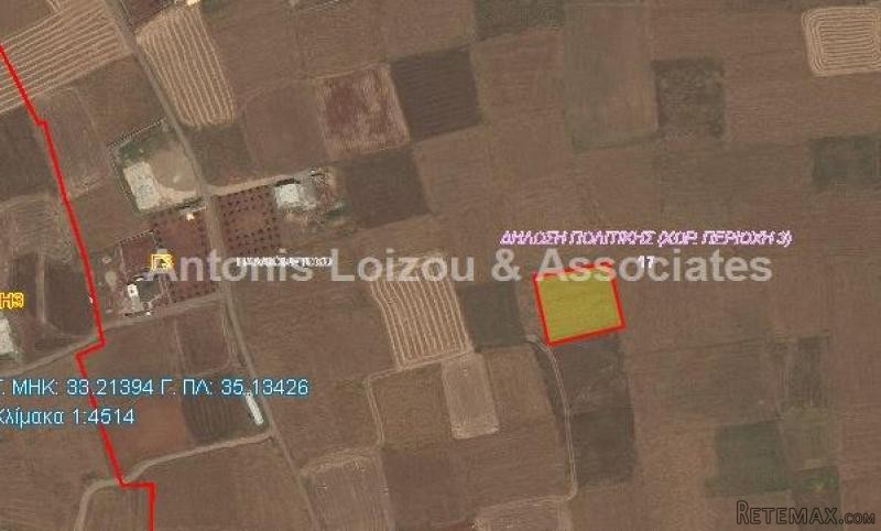 2260m2 Agricultural Plot in Paliometocho