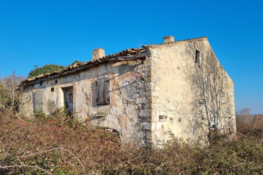 ISTRA - BALE OKOLICA - 3500 m2 GRAĐEVINSKO ZEMLJIŠTE SA KUĆO
