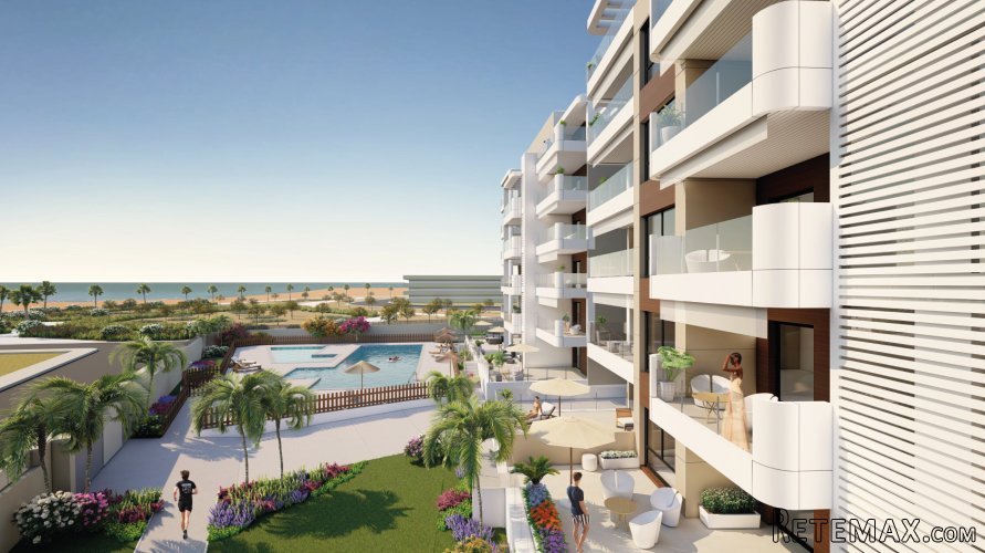 Apartamentos en primera línea de playa en Mil Palmeras.. - 2