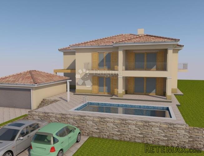 KRK-uređena parcela , građevinskom dozvolom i plaćenim komun - 3