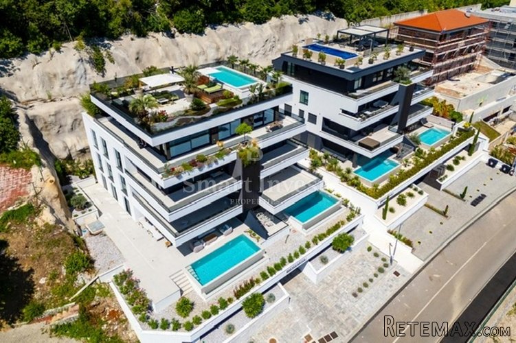 OPATIJA, luksuzan penthouse 3S+DB, s krovnim bazenom i.. - 2
