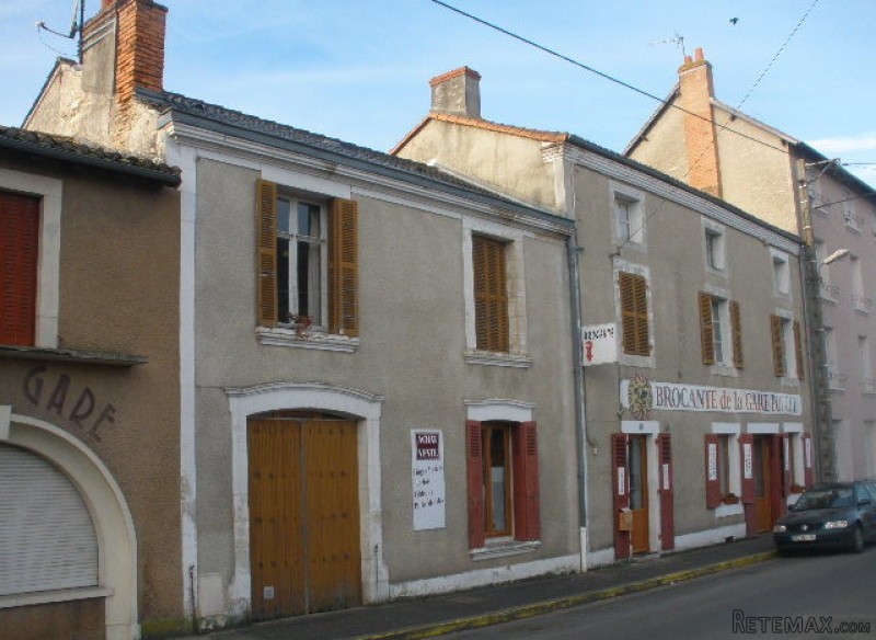 Big house near train station with short..