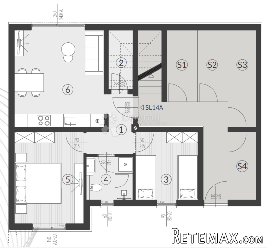Novi projekt novogradnje - Štinjan - 2